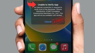 Unable to verify app an internet connection is required iPhone ios 18 ' Unable to verify app Scarlet