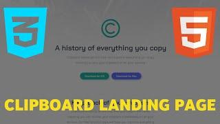 Clipboard Landing Page - Frontend Mentor Challenge #tsbsankara