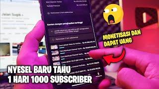 Cara Menambah Subscriber YouTube Sehari 1000 Subscriber Terbaru 2024