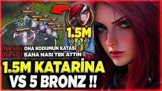 1.500.000 MİLYON KATARİNA VS 500.000K EKKO !! ÇARESİZ KALDILAR !! | Ogün Demirci