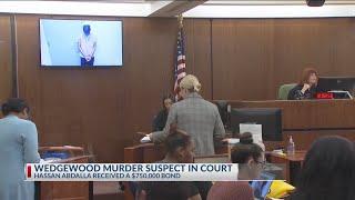 Murder suspect receives $750,000 bonds at arraignment