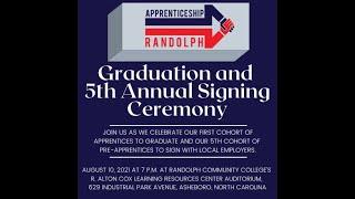 Apprenticeship Randolph 2021 Graduation & 5th Annual Signing Ceremony