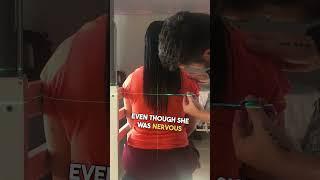 Husband Uses Laser Level for Haircut  