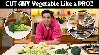 STOP Cutting Vegetables the Wrong Way! Broccoli, Cabbage, Jackfruit| Cutting MasterClass Kunal Kapur