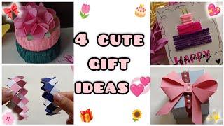 4 CUTE GIFT IDEAS | Gift Ideas | Cute Gift | Birthday Gift Ideas | Easy Present Ideas