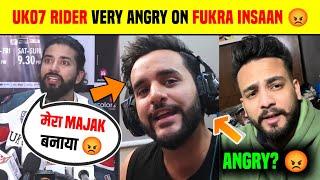 UK07 Rider Very Angry Reply To Fukra Insaan  | UK07 Rider React On Elvish After Bigg Boss #biggboss