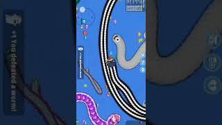 Worm Hunt-Battle Arena #11 #wormhunt #wormszoneio #wormszone #snakeio #games #shorts