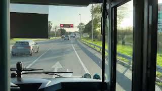 Barcelona travel bus - time passes - Bus travel in Spain