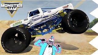 Monster Jam Insane Racing and Crashes | BeamNG Drive