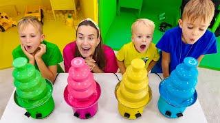 Vlad and Niki Four Colors Playhouse Challenge and more funny stories for kids