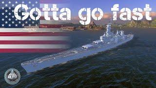 Premium US Battleship "Rhode Island" Review - World of Warships Blitz