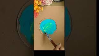 Turquoise color mixing |acrylic color mixing #shorts #youtubeshorts #acrylic