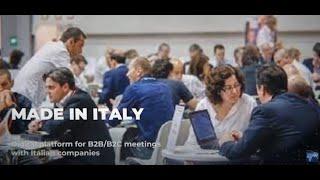 UNIVERSO ITALIA - Digital platform for B2B B2C meetings with Italian companies