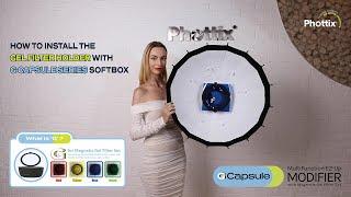 How To Install The Gel Filter Holder With Phottix G-Capsule Series Softbox