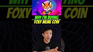 Why I’m buying FOXY meme coin #memecoin #crypto #altcoins