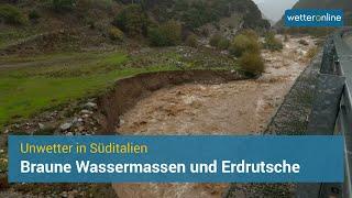 Erdrutsche und Sturzfluten in Italien