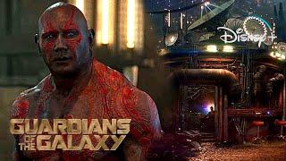 Guardians Of The Galaxy | Drax Sends A Message To Ronan Scene | Disney+ [2014]