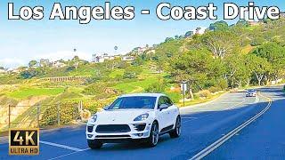 Los Angeles 4K -  California Driving Tour - Palos Verdes to Santa Monica