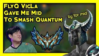 VicLa Gave Me Mid So I SMASHED Quantum And Carried Him -  Challenger Mid Tryndamere Game