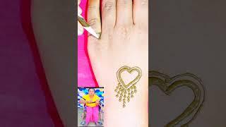 Simple stylish back hand mehndi design Easy mehndi design #shots #shot #mehndi