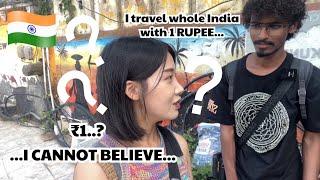 Indians are INCREDIBLE.. I CANNOT BELIEVE THIS.. Korean girl in India Udaipur 1루피로 여행하는 인도인