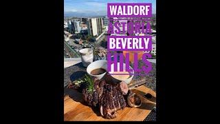 Where to dine in Los Angeles? The Rooftop Bar at Waldorf Astoria Beverly Hills, California USA