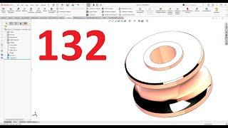 تمارين علي سوليدووركس 2024 || تمرين رقم 132- Solidworks Exercise 132