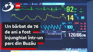 Un bărbat de 76 de ani a fost înjunghiat într-un parc din Buzău. Ar fi zăcut ore întregi pe jos până