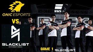 ONIC VS BLACKLIST DAY1 M5 World Championship #mlbb #5ekarangindonesia #m5