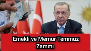 Erdoğan Emekli ve Memur'a Müjdeyi Verdi! Emekli ve Memur Temmuz Zammı