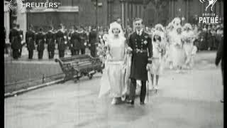 The wedding of Lord Mountbatten (1922)