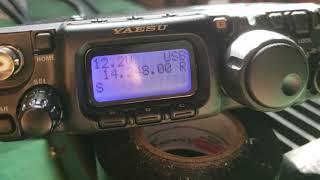 Ft-818 running DX from a noise free location QRP