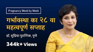 गर्भावस्था का २८ वा सप्ताह | 28th week - Pregnancy week by week | Dr. Supriya Puranik, Pune