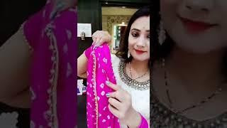 #shorts Dupatta hack for newly married #goviral #dupattastyling #sangeeta singh hairstyles