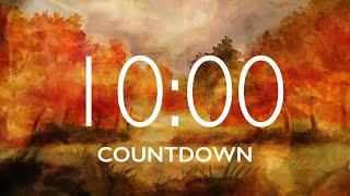 10 Minute Fall Leaves Timer with Relaxing Music and Alarm ⏰