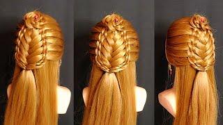 Simple beatify hairstyle for party wear