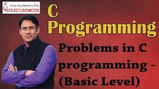 C programming 03 Example Problems - (Basic Level)