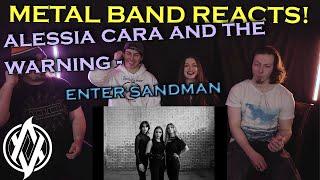 Alessia Cara and the Warning - Enter Sandman REACTION | Metal Band Reacts!