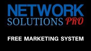 Network Solutions Pro A Free Marketing System for everyone