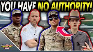 Aggressive National Guardsmen CONFRONT Auditor For Recording In Public!
