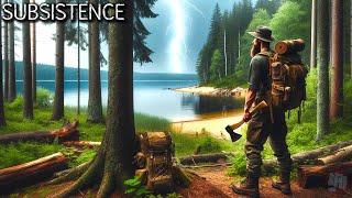 Day 9 Wilderness Survival | Subsistence Gameplay