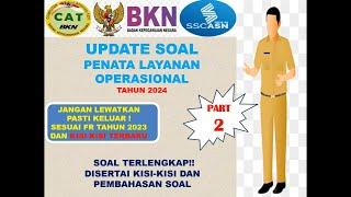 TERBARU! PREDIKSI SOAL PENATA LAYANAN  OPERASIONAL