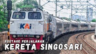 Kereta Api Indonesia | Kereta Singosari | ASMR TRAIN | INDONESIAN RAILWAYS