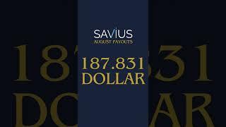 SAVIUS Prop Trading Payouts August