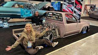 She Owns The Most Insane Toyota Pickup You've Ever Seen!