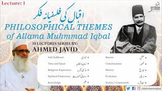 Lecture # 01 - Philosophical Themes of Iqbal  - Mr. Ahmed Javid