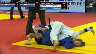 Fanni Vaska of Hungary best Sankaku over Gabunia of Georgia - Women's Judo