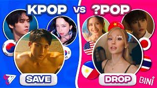 SAVE ONE DROP ONE (KPOP VS ? POP) | 33 ROUNDS | Visually Not Shy
