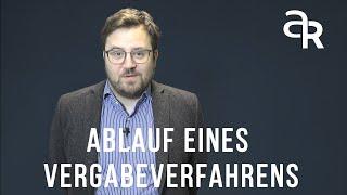 Ablauf eines Vergabeverfahrens - Vergaberechtslexikon