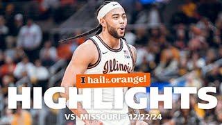 Illini Men's Basketball | Highlights vs. Missouri 12/22/24